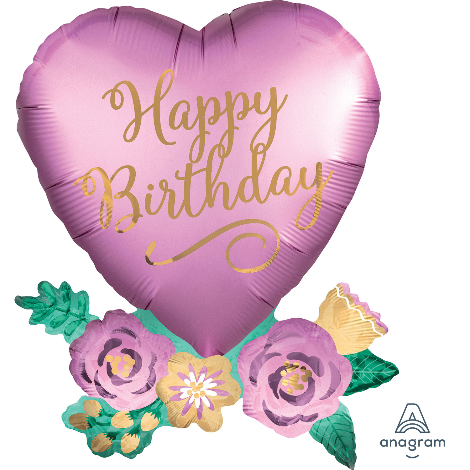 Balloon-Floral Heart/Flowers