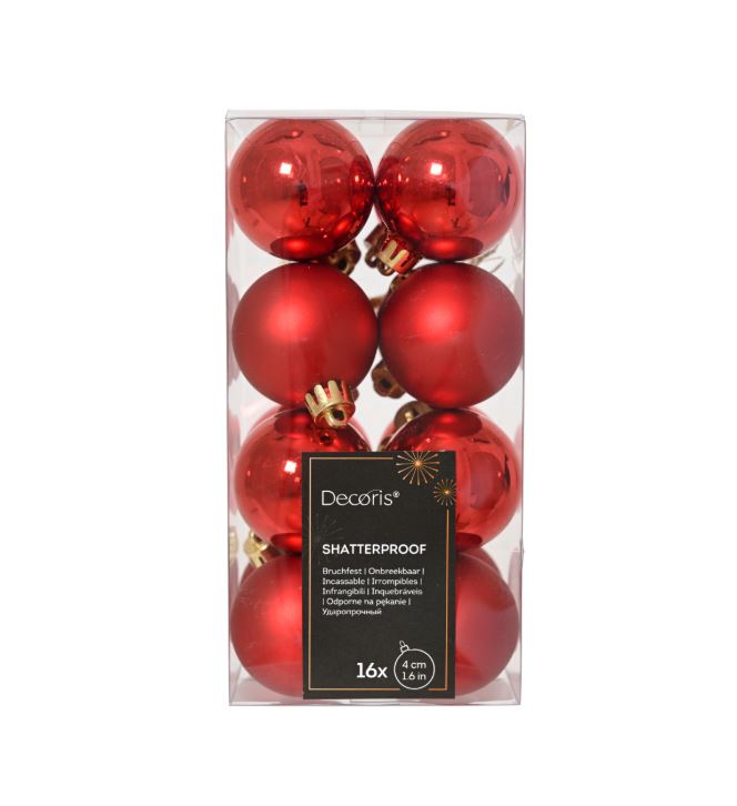 Box Baubles-Red