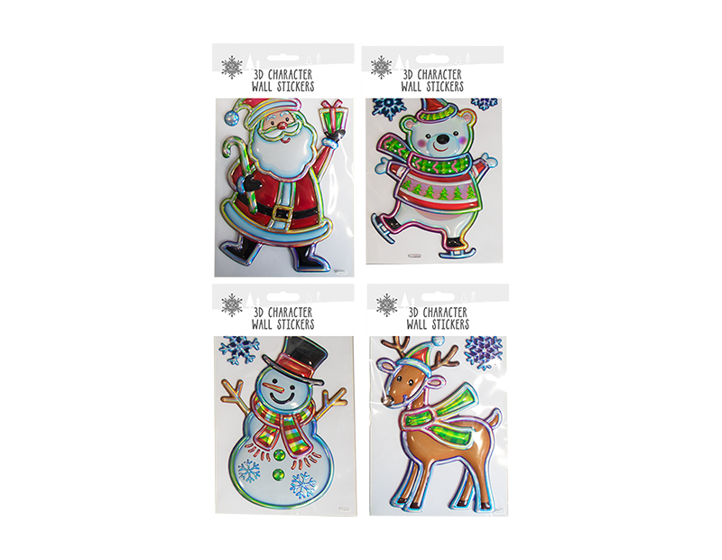 Christmas 3D Character Stickers